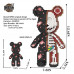 MPIN - 32cm - Klemmstein-Bär - Modell 6603