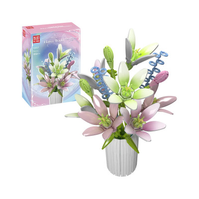 MouldKing 10057 Flower World - Traumlilien - Klemmbaustein-Set