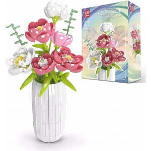 MouldKing 10059 Flower World - Pfingstrose - Klemmbaustein-Set