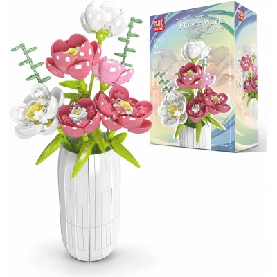 MouldKing 10059 Flower World - Pfingstrose - Klemmbaustein-Set