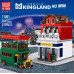 MouldKing 11001 - Post Office mit Doppeldeckerbus - Klemmbaustein-Set