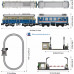 MouldKing 12022 Zug DF4B Diesel Locomotive - RC mit Schienen 