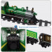 MouldKing 12024 Zug 4-4-0 Steam Locomotive mit Tunnel - RC mit Schienen 
