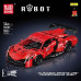 MouldKing 15057 Poison Sports Car x Robot / Technikbausatz mit Fernbedienung