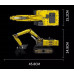 MouldKing 15061 Bagger / Mechanical Digger / Technikbausatz mit Fernbedienung