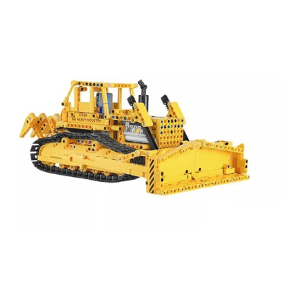 MouldKing 17024 Kettenraupe D8K Bulldozer / Technikbausatz mit Fernbedienung