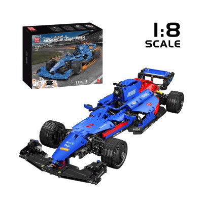 MouldKing 18024B F1 Thunder Furious Blau  / Technikbausatz mit Fernbedienung 