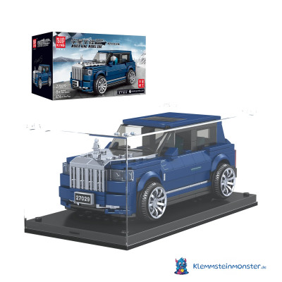 MouldKing 27029 - RR Luxus Limousine inkl. Vitrine  Klemmbausteine - Set mit Showcase