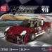 MouldKing 27060  911 Targa Rennwagen inkl. Vitrine  Klemmbausteine - Set mit Showcase